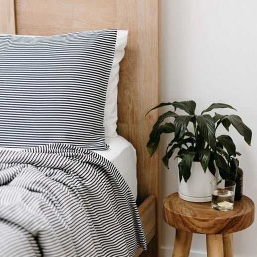 Bamboo Pillowcase Set (Stripe) - NakedLab